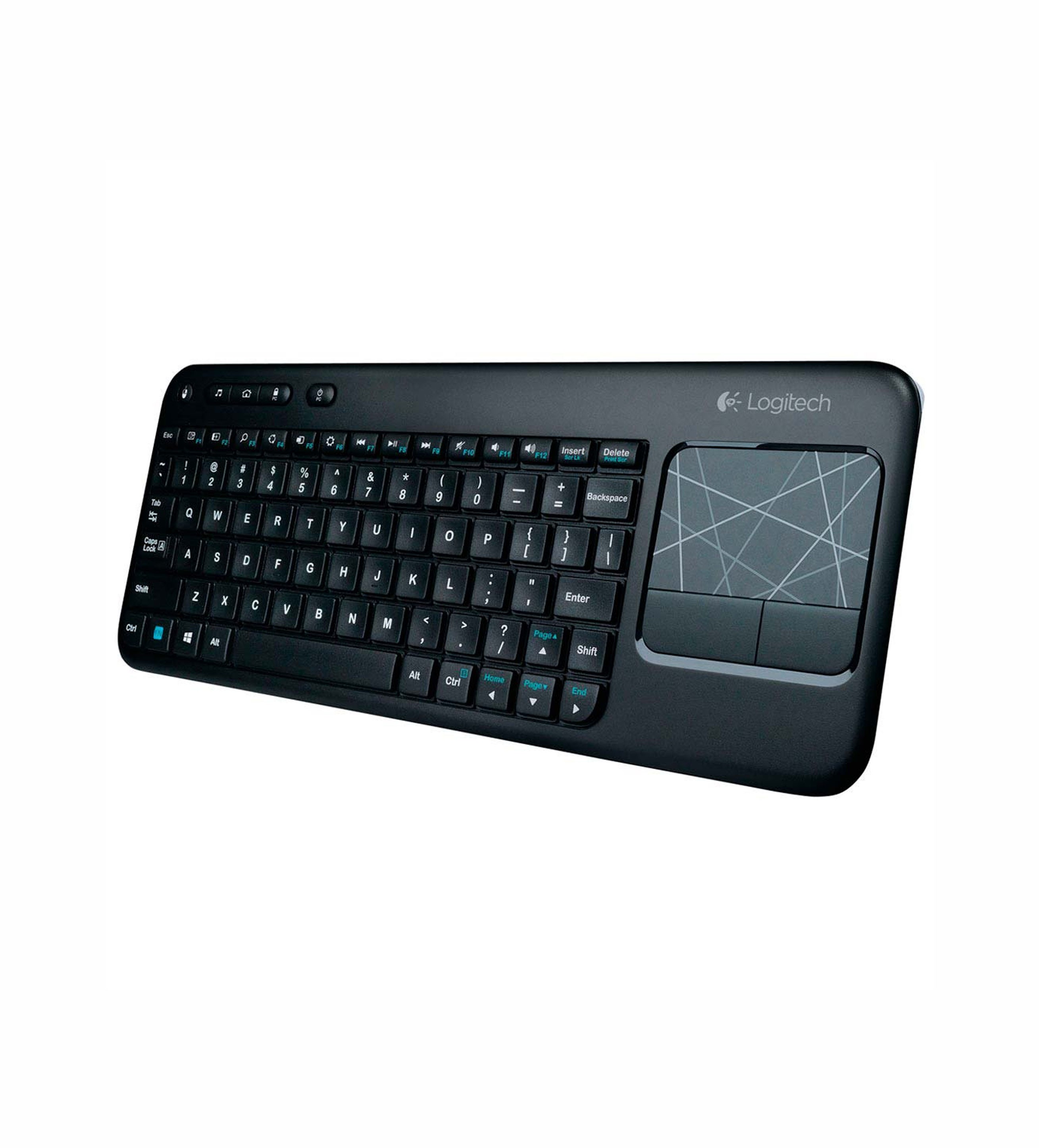 Logitech Wireless Touch Keyboard Side