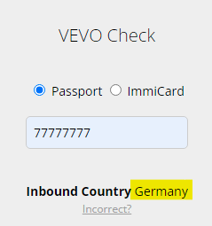 VEVO Check Overseas Country fixed