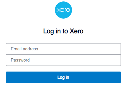 Image of logging into Xero to allow Microkeeper connection