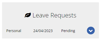 List of Leave Requests