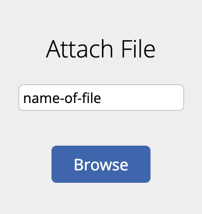Image of the Attach File options
