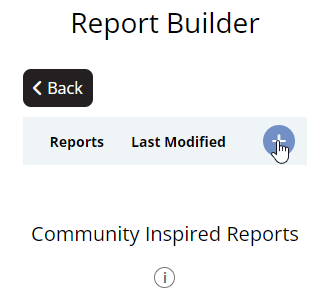 gif of creating a new custom report