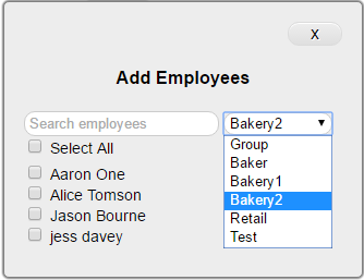 Add employee to conversation